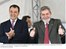 Presidente Lula, acompanhado do governador do Rio de Janeiro, Sérgio Cabral, durante a cerimônia de inauguração do Aeroporto Internacional de Cabo Frio.