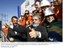 Presidente Lula, ao lado de funcionários da Petrobras e do governador do Rio, Sérgio Cabral, durante cerimônia de batismo da Plataforma P-52.