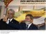 Presidente Lula, ao lado do ministro do Desenvolvimento, Indústria e Comércio Exterior, Miguel Jorge, participa de cerimônia de abertura do VII Congresso Nacional dos Metalúrgicos da CUT.