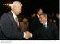 Presidente Lula cumprimenta o técnico do Corinthias, Emerson Leão, durante cerimônia de entrega do III Troféu Mesa Redonda da TV Gazeta.