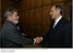 Presidente Lula cumprimenta presidente mundial do Deutsche Bank S.A, Clemens Boersig.