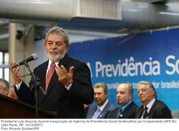 Presidente Lula discursa durante inauguração da Agência da Previdência Social de Benefício por Incapacidade (APS-BI).