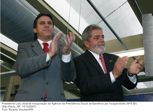 Presidente Lula, durante inauguração da Agência da Previdência Social de Benefício por Incapacidade (APS-BI).