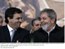 Presidente Lula e o governador Aécio Neves durante viagem a Belo Horizonte onde inaugurou trecho da Avenida Antônio Carlos.