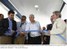 Presidente Lula, governador Aécio Neves, prefeito de Uberaba, Anderson Adauto, o ministro Reinhold Stephanes e o presidente da ABCZ, Orestes Prata, abrem oficialmente a 73ª ExpoZebu.