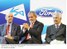Presidente Lula, José Serra e Arlindo Chinaglia, durante lançamento do novo Ford Ka.