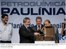 Presidente Lula lança pedra fundamental da planta de polipropileno da Petroquímica Paulínia.