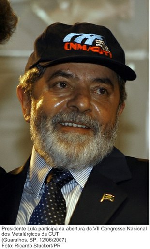 Presidente Lula participa da abertura do VII Congresso Nacional dos Metalúrgicos da CUT.