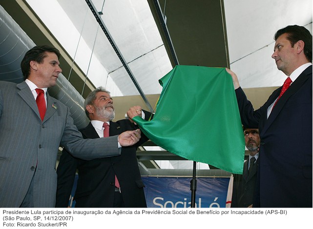 Presidente Lula participa de inauguração da Agência da Previdência Social de Benefício por Incapacidade (APS-BI).