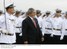 Presidente Lula passa em revista tropas na formatura de aspirantes da Força Aérea.