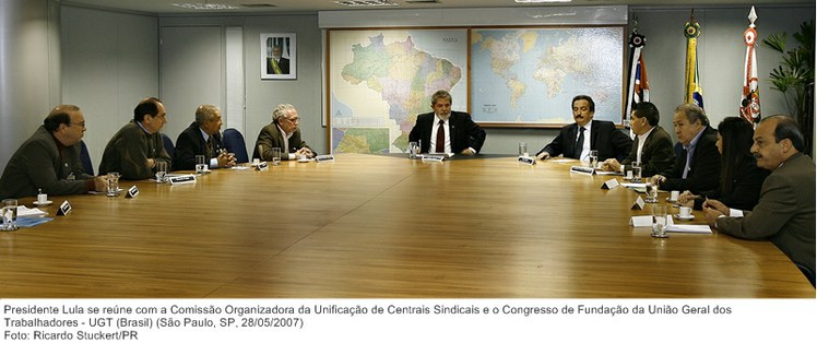 Presidente Lula se reúne com a Comissão Organizadora da Unificação de Centrais Sindicais e o Congresso de Fundação da União Geral dos Trabalhadores - UGT.