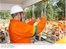 Presidente Lula acena para trabalhadores durante visita às obras do gasoduto Urucu-Coari-Manaus.