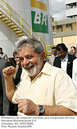 Presidente Lula chega em Candeias para inauguração da nova Petrobras Biocombustível S.A.