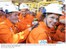 Presidente Lula, Dilma Rousseff e Edison Lobão, durante produção do primeiro óleo da camada pré-sal.