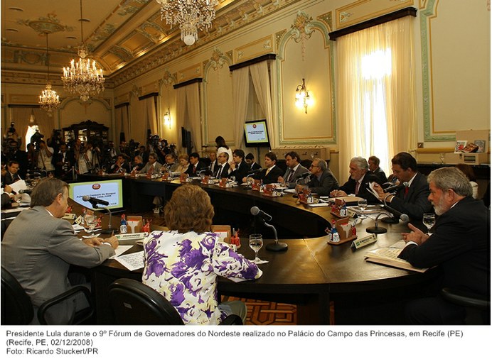 Presidente Lula durante o 9º Fórum de Governadores do Nordeste realizado no Palácio do Campo das Princesas, em Recife (PE) (2).