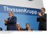 Presidente Lula durante visita às obras da ThyssemKrupp - Cia. Siderúrgica do Atlântico, no Rio de Janeiro-RJ.
