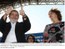 Presidente Lula e a ministra-chefe da Casa Civil, Dilma Rousseff, durante solenidade de lançamento do programa de revitalização do Maciço do Morro da Cruz.