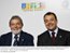 Presidente Lula e o governador do RJ, Sérgio Cabral, durante assinatura de medidas de apoio à candidatura da cidade do Rio de Janeiro a sede dos Jogos Olímpicos e Paraolímpicos de 2016.