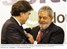Presidente Lula e o ministro da Saúde, José Gomes Temporão, durante cerimônia da 15ª Feira Internacional de Produtos, Equipamentos, Serviços e Tecnologia para Hospitais, Laboratórios, Farmácia.