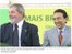 Presidente Lula e o ministro de Minas e Energia, Edison Lobão, durante cerimônia de assinatura de ordens de serviços de início das obras do PAC.
