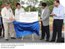 Presidente Lula e o ministro dos Transportes, Alfredo Nascimento, descerram placa que marca o início das obras do contorno e do pátio ferroviário de Araraquara.