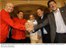 Presidente Lula e o presidente da Venezuela, Hugo Chávez, cumprimentam-se no Palácio do Governo, em Pernambuco.
