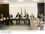 Presidente Lula e o presidente do Peru, Alan García, participam de reunião ampliada com ministros.