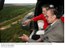 Presidente Lula e o senador José Sarney na inaguração do trecho da Ferrovia Norte-Sul no Tocantins.