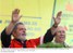 Presidente Lula e o vice-presidente José Alencar, durante cerimônia alusiva à visita às obras de urbanização e saneamento na Vila São José, em Belo Horizonte.