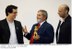 Presidente Lula encontra o ator Wagner Moura e o diretor José Padilha, do filme Tropa de Elite, premiado no Festival de Berlim.