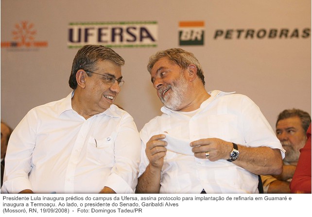 Presidente Lula inaugura prédios do campus da Ufersa, assina protocolo para implantação de refinaria em Guamaré e inaugura a Termoaçu.