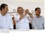 Presidente Lula, o gov. Eduardo Campos e o prefeito de Recife, João Paulo Lima e Silva, durante cerimônia de inauguração da primeira etapa do Parque Dona Lindu e do Monumento aos Retirantes.