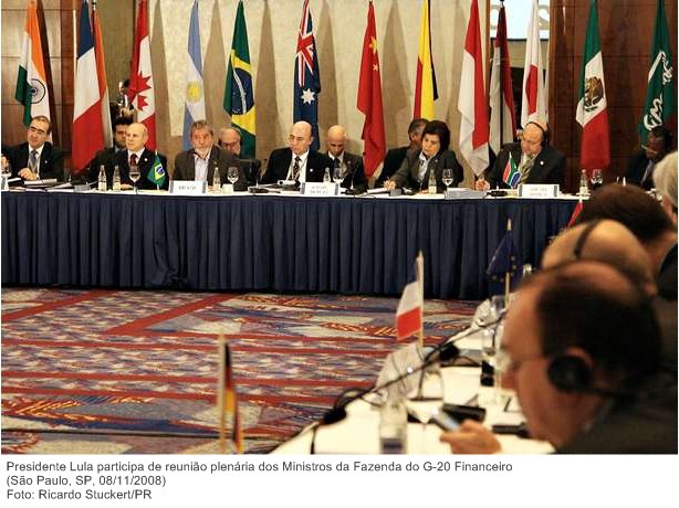 Presidente Lula participa de reunião plenária dos Ministros da Fazenda do G-20 Financeiro.