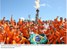 Presidente Lula posa para foto a bordo da plataforma FPSO JK (P-34), no campo de Jubarte.