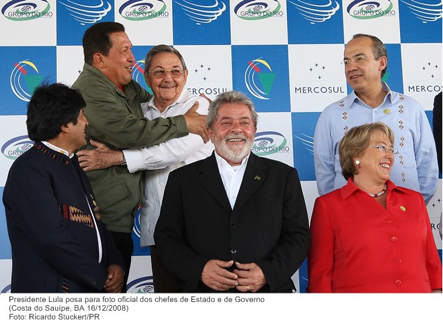 Presidente Lula posa para foto oficial dos chefes de Estado e de Governo.