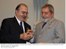 Presidente Lula recebe do senador José Sarney medalha comemorativa do centenário da morte de Machado de Assis.