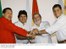 Presidentes Lula, Evo Morales, Rafael Correa e Hugo Chávez, durante reunião de trabalho em Manaus.