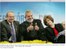 Presidente Lula, ao lado do ministro Tarso Genro e da ministra Dilma Rousseff durante cerimônia de implantação do Território de Paz na Vila Bom Jesus.