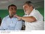 Presidente Lula conversa com o presidente da Guiana, Bharrat Jagdeo, durante reunião.