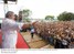 Presidente Lula durante cerimônia alusiva à visita às obras de revitalização do Rio São Francisco.
