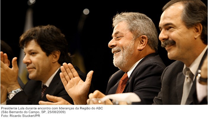 Presidente Lula durante encontro com lideranças da Região do ABC (2).