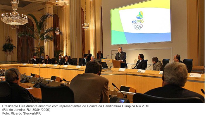 Presidente Lula durante encontro com representantes do Comitê da Candidatura Olímpica Rio 2016 (5).