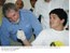 Presidente Lula durante inauguração da Escola Estadual Luiz Carlos da Vila, na comunidade de Manguinhos.