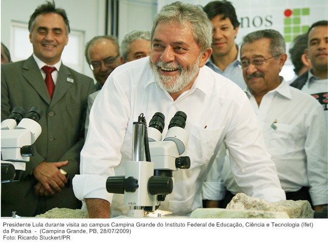 Presidente Lula durante visita ao campus Campina Grande do Instituto Federal de Educação, Ciência e Tecnologia (Ifet) da Paraíba (3).