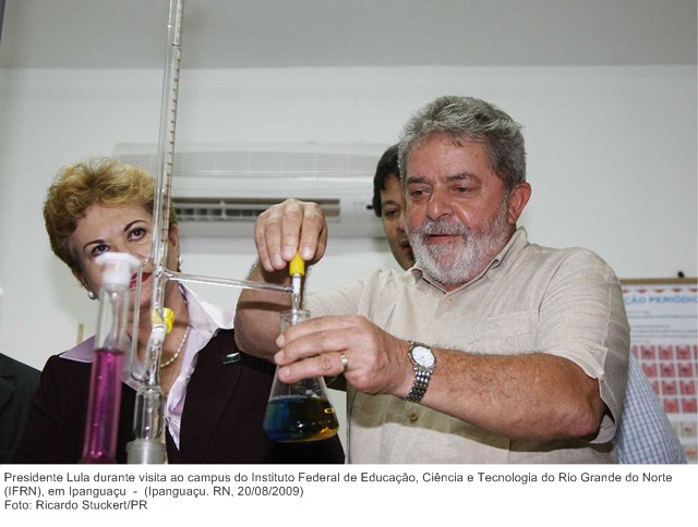 Presidente Lula durante visita ao campus do Instituto Federal de Educação, Ciência e Tecnologia do Rio Grande do Norte (IFRN), em Ipanguaçu (2).