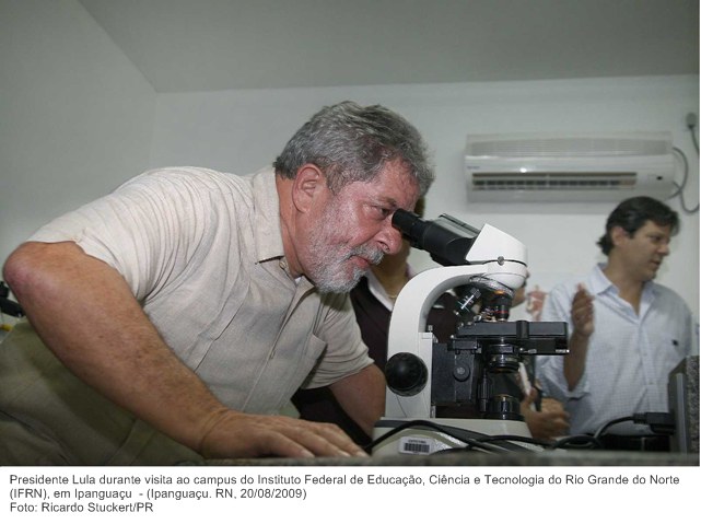 Presidente Lula durante visita ao campus do Instituto Federal de Educação, Ciência e Tecnologia do Rio Grande do Norte (IFRN), em Ipanguaçu (3).