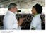 Presidente Lula e a aluna Isabela Oliveira de Araújo durante inauguração do campus do Instituto Federal da Paraíba.