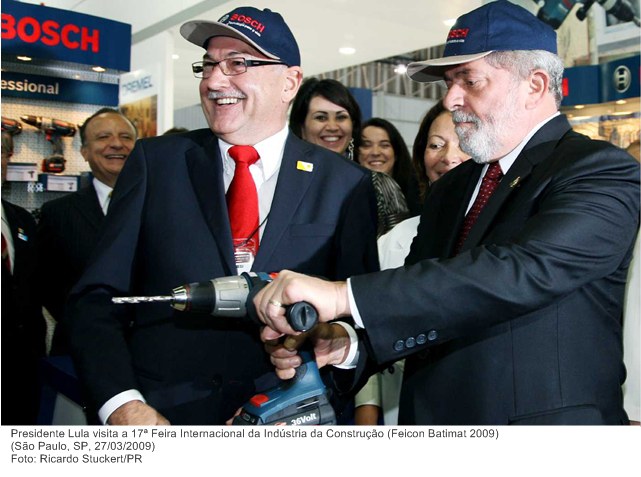 Presidente Lula visita a 17ª Feira Internacional da Indústria da Construção (Feicon Batimat 2009).