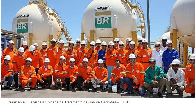 Presidente Lula visita a Unidade de Tratamento de Gás de Cacimbas - UTGC.