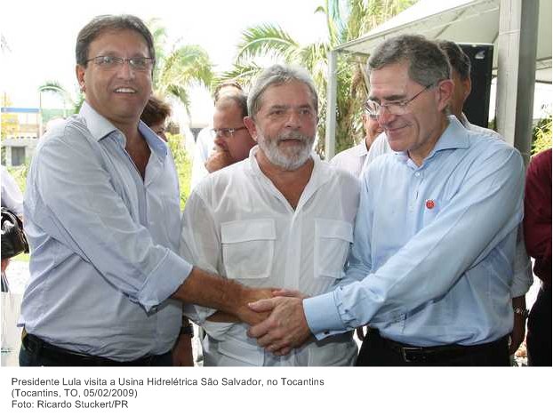 Presidente Lula visita a Usina Hidrelétrica São Salvador, no Tocantins.